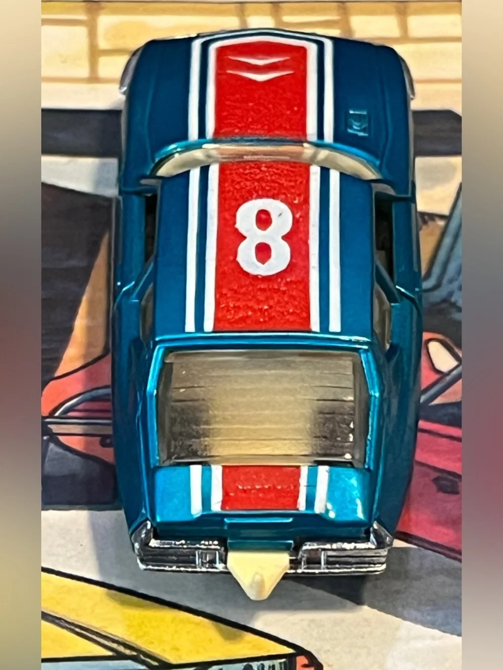 Vintage Matchbox Superfast 1971 Citroen SM No. 51 Metallic Blue Lesney England